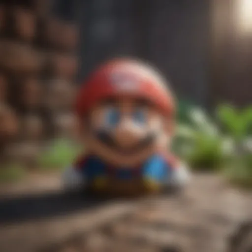 The iconic Super Mario logo showcasing vibrant colors