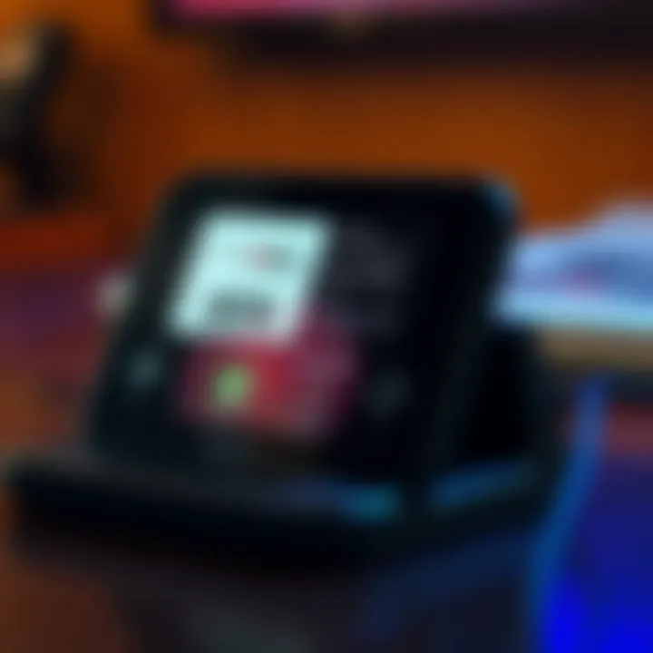 Technical specifications of the 3DS XL charger dock displayed graphically