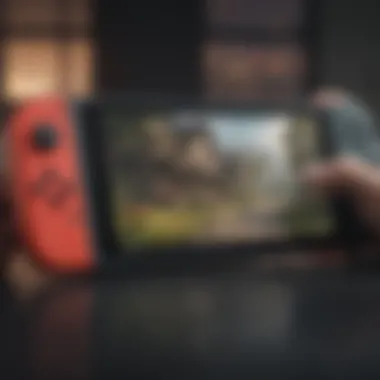 An engaging gameplay session on the new Nintendo Switch highlighting user interaction