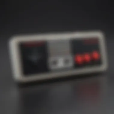 Functionality of the NES Mini Controller Close-up of NES Mini controller highlighting functionality