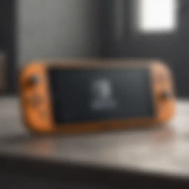 Nintendo Switch Lite console showcasing its compact design