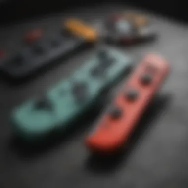Aesthetic comparison of color choices in gaming devices showcasing branding elements.