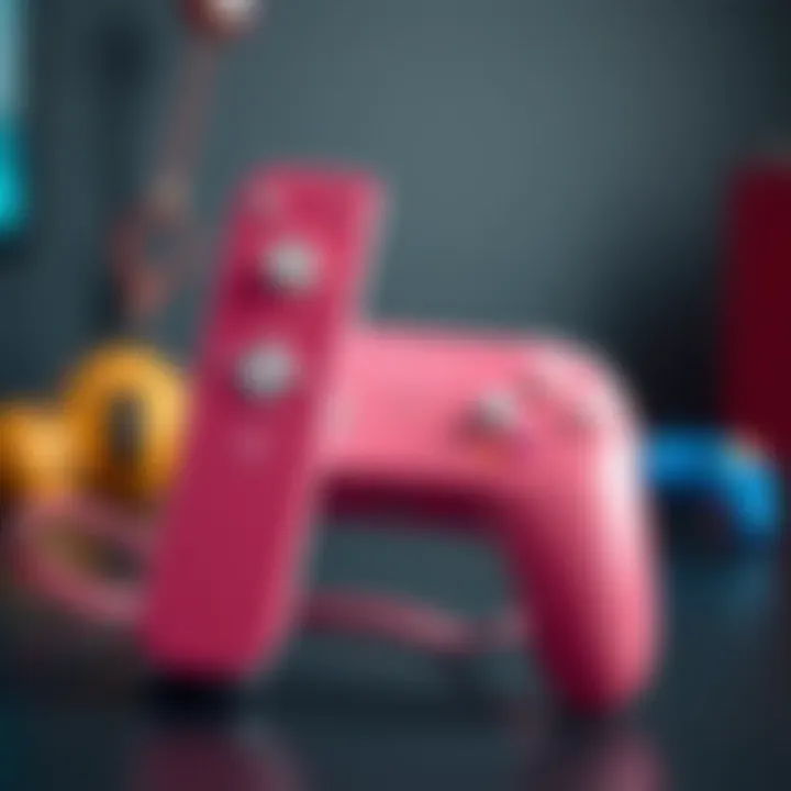 Character branding impact demonstrated through various Nintendo peripherals including the Peach Wii Remote