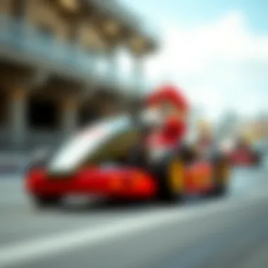 Mario Kart 64: Revolutionizing Multiplayer Racing Intense racing action in Mario Kart 64