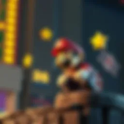 Iconic gameplay moment from Super Mario 64