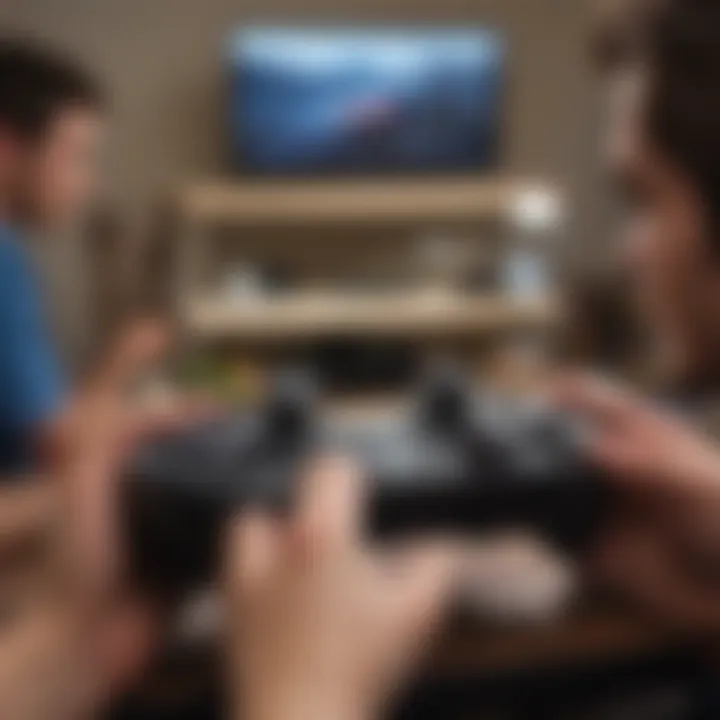 Gamers enjoying a session with PowerA Controller