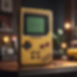 Vintage Pokémon Game Boy case showcasing its iconic design.