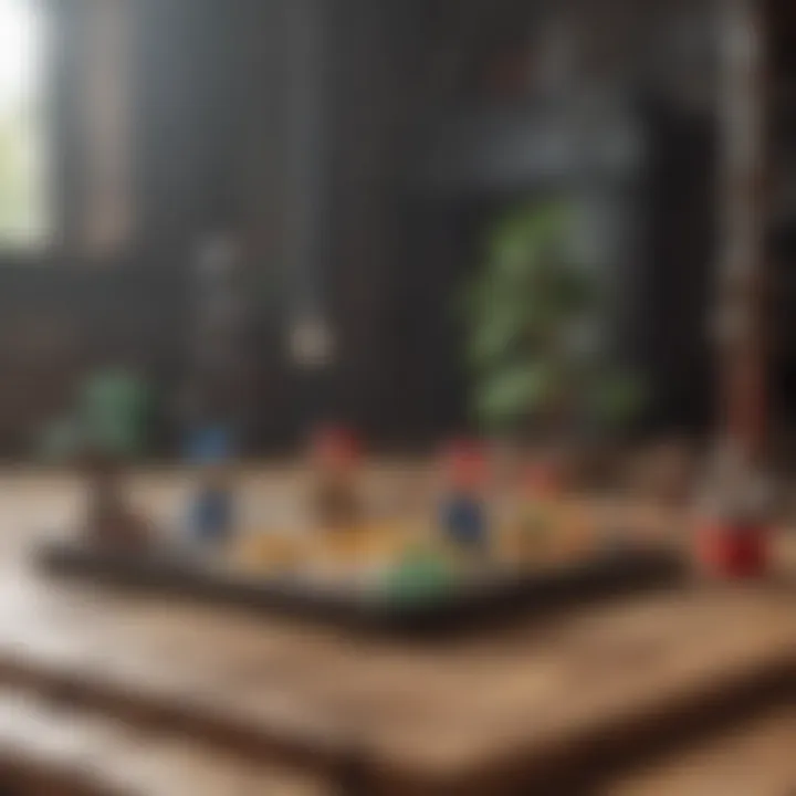 Augmented reality feature showcasing gameplay mechanics