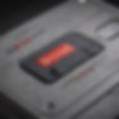 Close-up of the materials used in crafting the Super Nintendo case