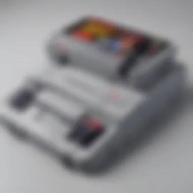 Practical Utility of the Super Nintendo Case Super Nintendo case with games displayed, highlighting its practical utility
