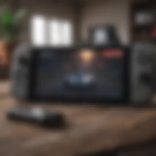 Nintendo Switch with extra battery attached
