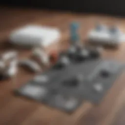 Wii Fitness Bundle components laid out