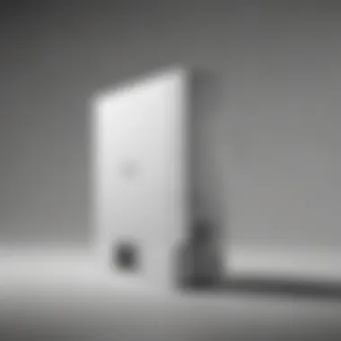 Wii console showcasing its unique design