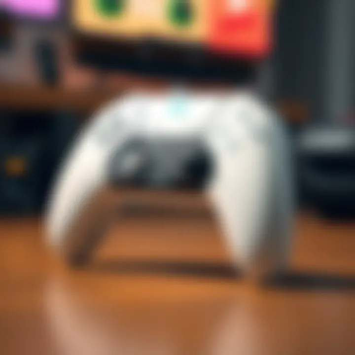 Custom pro controller showcasing ergonomic design