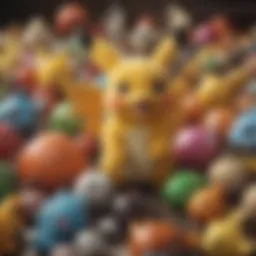 A vibrant collection of various Pokémon species