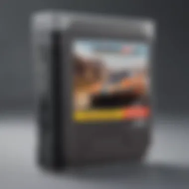 Intriguing Artwork of Nintendo DS Game Cases A close-up of a Nintendo DS game case featuring artwork and description
