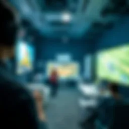 Interactive gameplay experience showcasing Wii console features