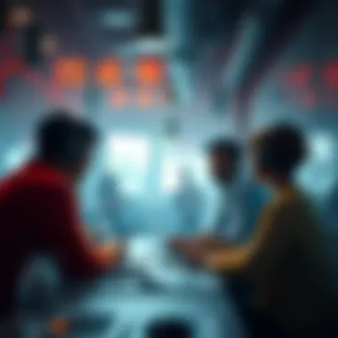 Social Interactions in Gaming An illustration depicting the social interactions influenced by wall break games.