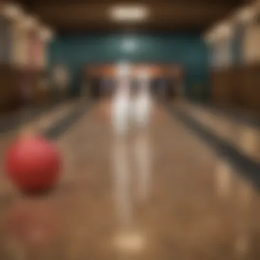 Wii Bowling Gameplay in Action A vibrant depiction of Wii bowling gameplay showcasing a player in action.