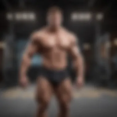 Virtual Bodybuilding Arena Competitive bodybuilding arena in a virtual game