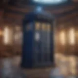 Time-traveling TARDIS in Dr Who Game