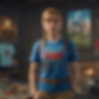 Diverse Designs of Zelda T-Shirts A collection of Zelda: Breath of the Wild t-shirts showcasing various designs