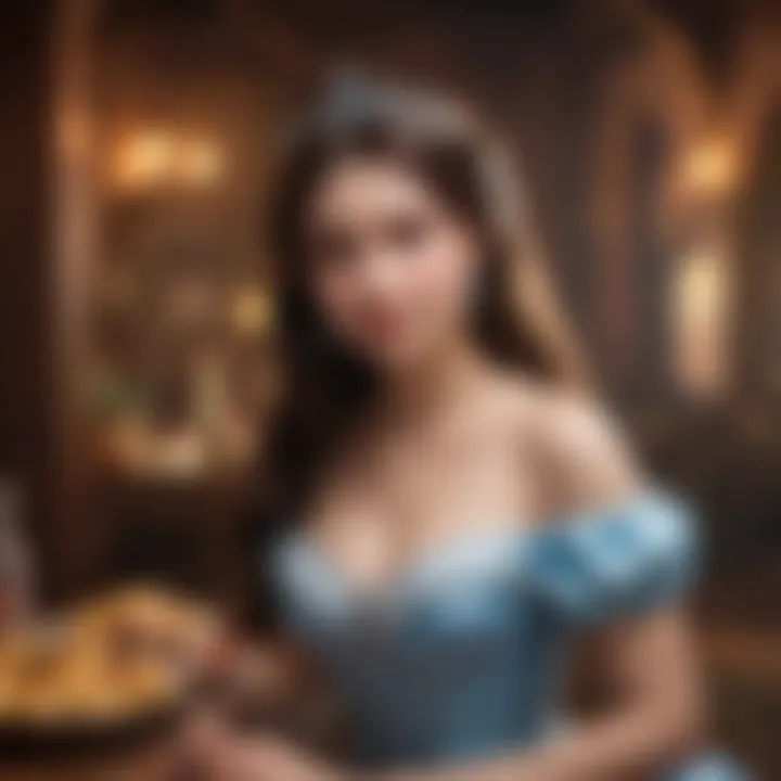 Fantasy world of Disney princesses