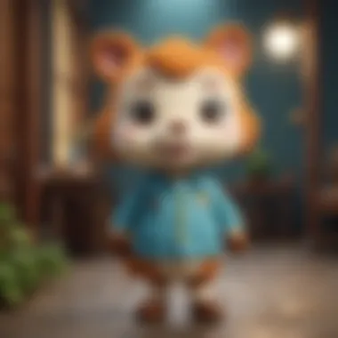 Character poster showcasing the iconic figures from Animal Crossing