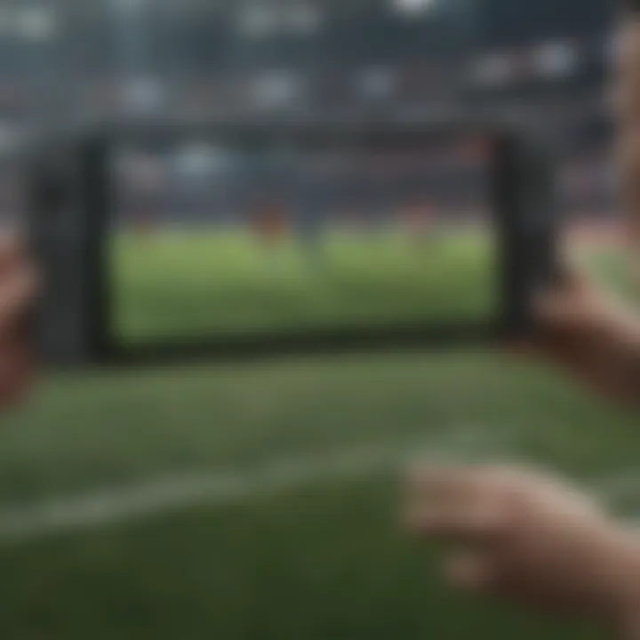 Nintendo Switch football game interface showcasing gameplay