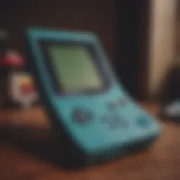 A vintage Gameboy alongside a modern smartphone showcasing the contrast between gaming eras