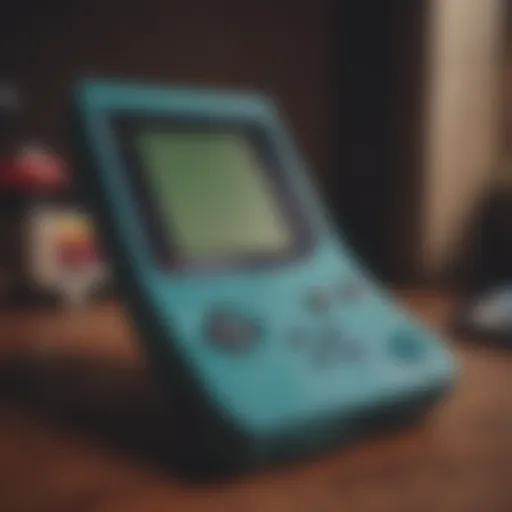 A vintage Gameboy alongside a modern smartphone showcasing the contrast between gaming eras