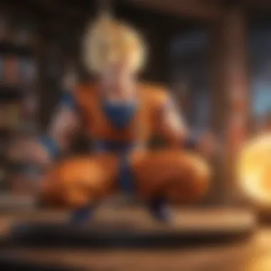 GameStop store showcasing Dragon Ball FighterZ