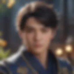 Mystical artwork of Genshin Impact characters