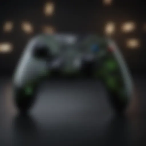 Glowing Circuitry of Xbox One Controller