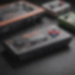 A vintage handheld gaming console showcasing its nostalgic appeal.