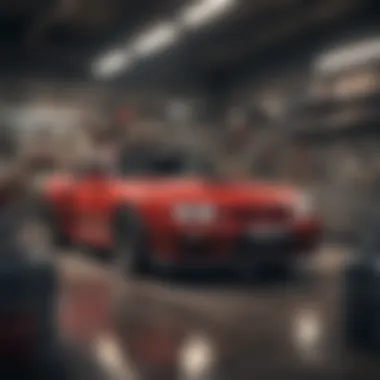 Luxury Upgrade Service at Mario's Shop High-end vehicle upgrade at Mario's mechanic shop