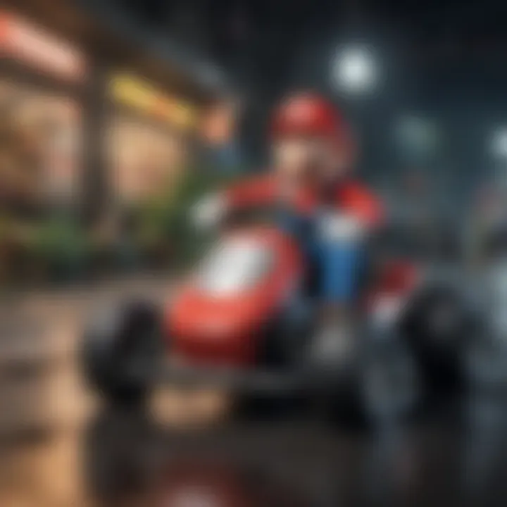 Interactive Mario Kart Characters