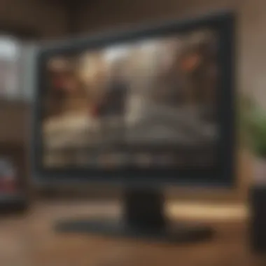 Sleek and modern interface of Funimation TV app