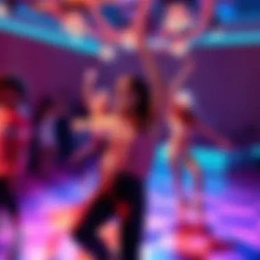 Engaging Dance Moments in Just Dance 2021 Vibrant gameplay scene from Just Dance 2021