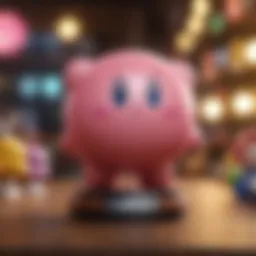 Vibrant Kirby Amiibo Display