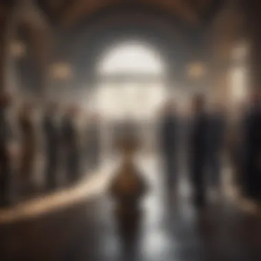 Gathering of Elite Minds Illustration of League of Champions gathering