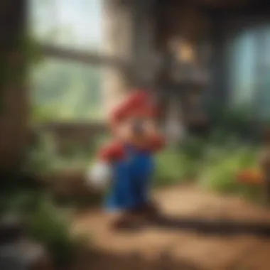 Captivating Game Environments Super Mario exploring a vibrant world