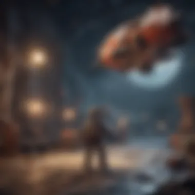 Immersive gameplay scene from the LEGO Star Wars game
