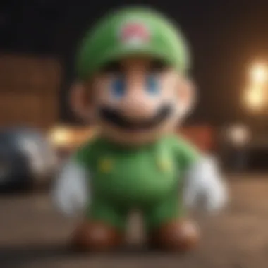 Adventurous Luigi Plush Figure Little Buddy Super Mario Plush - Luigi