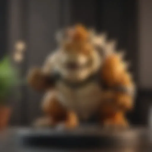 Majestic Bowser amiibo statue