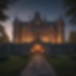 Majestic Castle in the Twilight Realm