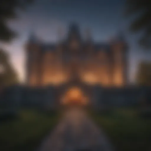 Majestic Castle in the Twilight Realm