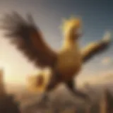 Majestic Chocobo in Flight