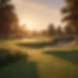 Majestic Golf Course Sunset