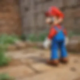 Screenshot of Mario All-Stars gameplay showcasing iconic levels
